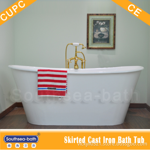 Hot Skirted cast iron bath tub